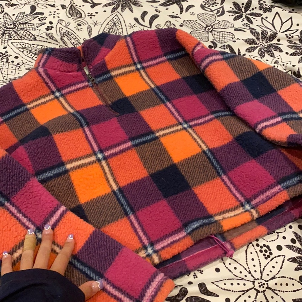 AMERICAN EAGLE PLAID FLEECE💙